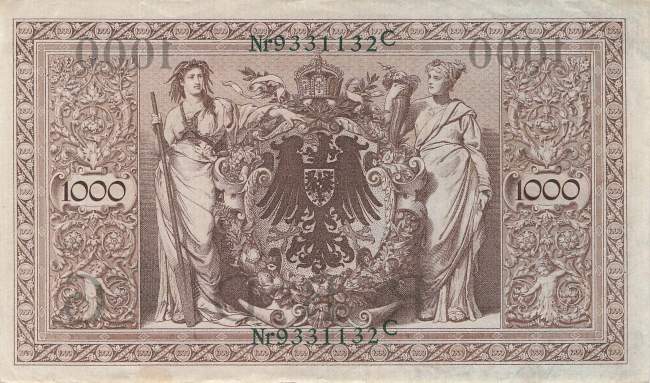 1000 Mark 1910 Ro.46b G/C